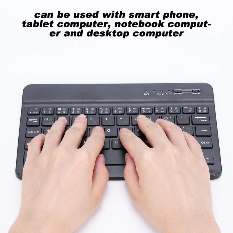 Wendry Bluetooth Keyboard, Thin Wireless Keyboard for Smartphone, Tablet, 7 inch Slim Design, Energy Saving Portable Keyboard - Image 2